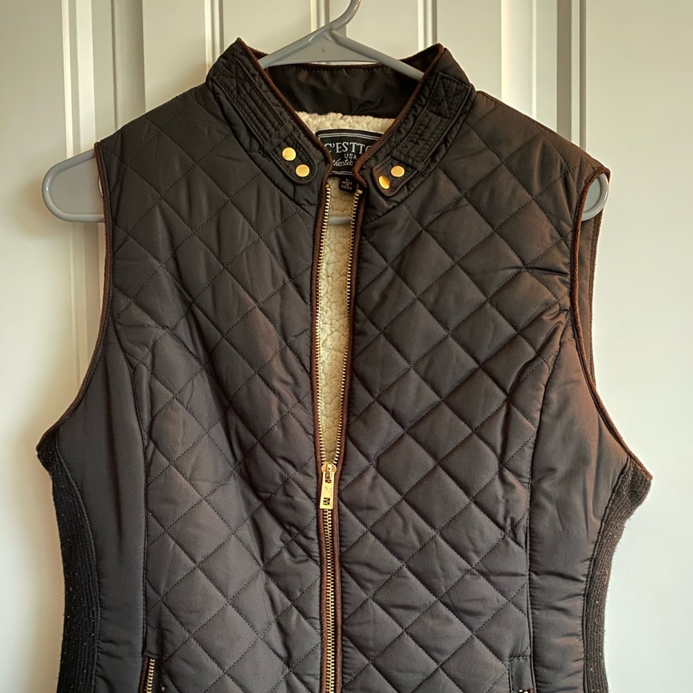 Black Winter Vest